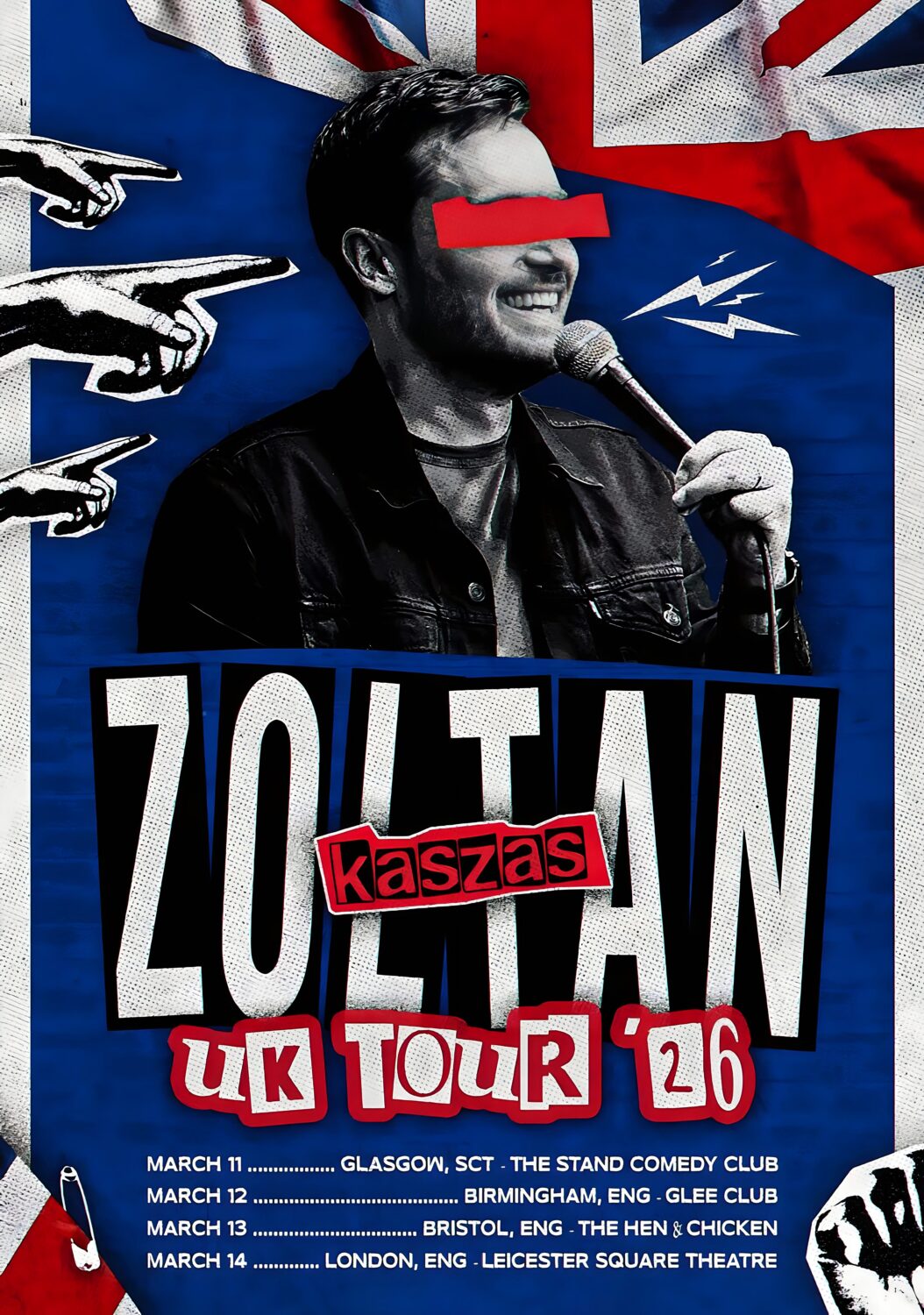 Zoltan Kaszas 2026 live concert poster
